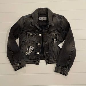 Gap Disney Jean Jacket with Mickey and Minnie